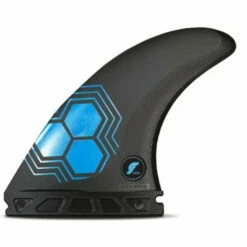 Futures Fins - Al Merrick Alpha Series AM1 Thruster Fin Set - Carbon/Blue
