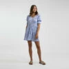 Rhythm Women's Bloom Tiered Mini Dress – Whisper Blue 2 Rhythm Women's Bloom Tiered Mini Dress – Whisper Blue -Volcom Sales apparel 0023 rhythm