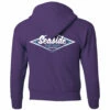 Seaside Surf Shop Youth Vintage Logo Pullover Hoody - Purple 2 Seaside Surf Shop Youth Vintage Logo Pullover Hoody - Purple -Volcom Sales back