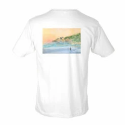 Seaside Surf Shop X Maya Sacks - Local Artist Series Oswald S/S Mens Tee - White