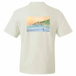 Seaside Surf Shop X Maya Sacks - Local Artist Series Oswald S/S Mens Tee - Bone