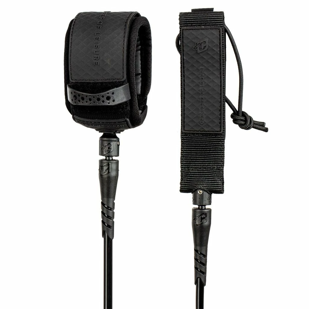 Creatures 9' Longboard Knee Leash - Black/Black 3 Creatures 9' Longboard Knee Leash - Black/Black