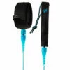 Creatures 6' Reliance Pro Leash - Cyan Speckle Black -Volcom Sales creatures 0010 CYANSPECKLEBLACK