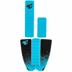 Creatures Of Leisure Skimboard Traction Pad And Arch - Black Fade Cyan