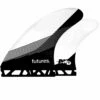 Futures Fins - DHD Honey Comb Tri Fin Set - Large - White/Black -Volcom Sales dhd future fins large white black 69cc5bcd bbdd 4c80 b2df f9e601085b3f