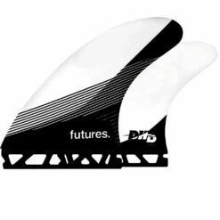 Futures Fins - DHD Honey Comb Tri Fin Set - Large - White/Black