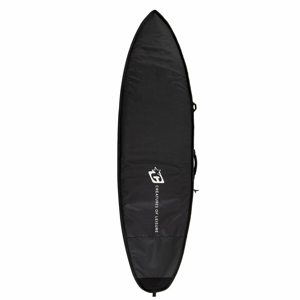 Creatures Of Leisure Shortboard Day Use DT2.0 Board Bag - Black Silver 3 Creatures Of Leisure Shortboard Day Use DT2.0 Board Bag - Black Silver