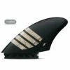 Futures Fins - Alpha K2 Keel Twin Fin - Carbon/Sand -Volcom Sales fk2keel