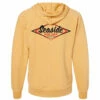 Seaside Surf Shop Vintage Logo Loopback Zip Hoody - Harvest Gold -Volcom Sales gold harvest seaside surf vintage