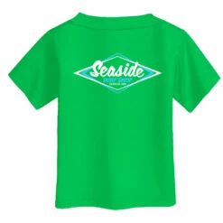 Seaside Surf Shop Toddler Vintage Logo Tee - Clover Green
