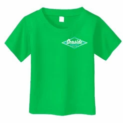 Seaside Surf Shop Youth Vintage Logo Tee - Kelly Green 5 Seaside Surf Shop Youth Vintage Logo Tee - Kelly Green -Volcom Sales infant vintage logo tee kellygreen front
