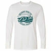 Seaside Surf Shop Mens Tube Sketch L/S Tee - White -Volcom Sales longsleeve tee