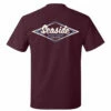 Seaside Surf Shop Mens Vintage Logo Tee - Maroon 2 Seaside Surf Shop Mens Vintage Logo Tee - Maroon -Volcom Sales maroon vintage back