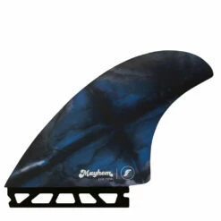 Futures Fins Mayhem Evil Twin + 1- Blue/Black -Volcom Sales mayhem twin fin