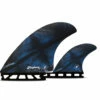 Futures Fins Mayhem Evil Twin + 1- Blue/Black -Volcom Sales mayhem twin fin2