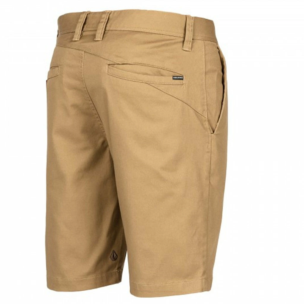 Volcom Mens Frickin Mod Stretch Shorts - Dark Khaki 4 Volcom Mens Frickin Mod Stretch Shorts - Dark Khaki - Image 2