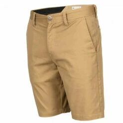 Volcom Mens Frickin Mod Stretch Shorts - Dark Khaki