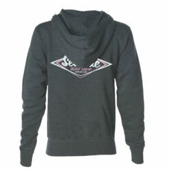 Seaside Surf Shop Womens Vintage Pullover Hoody - Charcoal Heather/Pink 5 Seaside Surf Shop Womens Vintage Pullover Hoody - Charcoal Heather/Pink -Volcom Sales pullovercharcoal