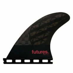 Futures Fins - QD2 4.15 Flat HC Quad Rear Fin Pair - Smoke/Violet