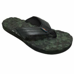 Rainbow Sandals Mens Holoholo - Black/Green Camo