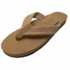 Rainbow Sandals Women's Premier/Classic Leather Double Layer With Arch - Sierra Brown -Volcom Sales rainbow womens sandle