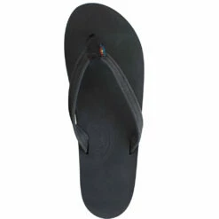 Rainbow Sandals Womens Premier/Classsic Leather Single Layer With Arch Narrow Strap - Black 7 Rainbow Sandals Womens Premier/Classsic Leather Single Layer With Arch Narrow Strap - Black -Volcom Sales rainbow 0000 singlelayerblackpremier