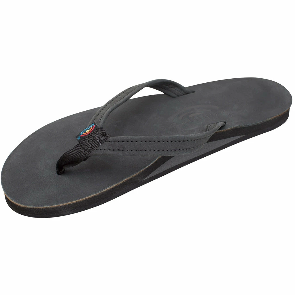 Rainbow Sandals Womens Premier/Classic Leather Single Layer With Arch - Black 3 Rainbow Sandals Womens Premier/Classic Leather Single Layer With Arch - Black