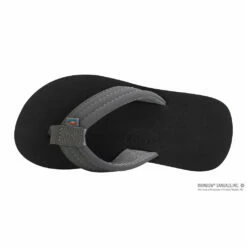 Rainbow The Grombow - Soft Rubber Top Sole With 1" Strap And Pin Line - Dark Grey Strap/Pinline Black 6 Rainbow The Grombow - Soft Rubber Top Sole With 1" Strap And Pin Line - Dark Grey Strap/Pinline Black -Volcom Sales rainbow 0012 101ST000 DKGY 3 W 1