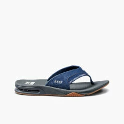 Reef Mens Fanning - Navy Shadow -Volcom Sales reef sandals 0024 CI6534 RS
