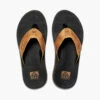 Reef Mens Santa Ana Le - Black/Tan 2 Reef Mens Santa Ana Le - Black/Tan -Volcom Sales reef sandals 0029 CI8103 T