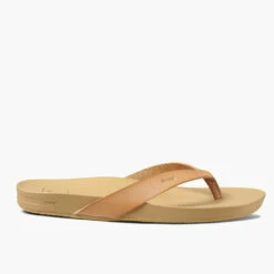Reef Womens Cushion Court Sandals - Natural -Volcom Sales reef 0001 RF0A3FDSNAT RS