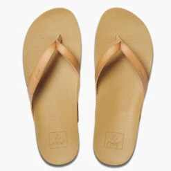 Reef Womens Cushion Court Sandals - Natural -Volcom Sales reef 0002 RF0A3FDSNAT T