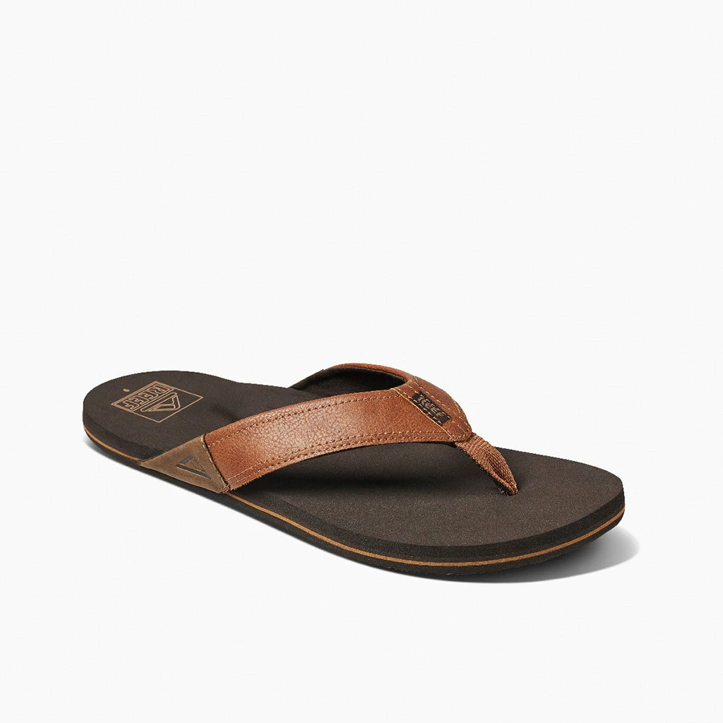 Reef Mens Newport Sandals - Brown 3 Reef Mens Newport Sandals - Brown