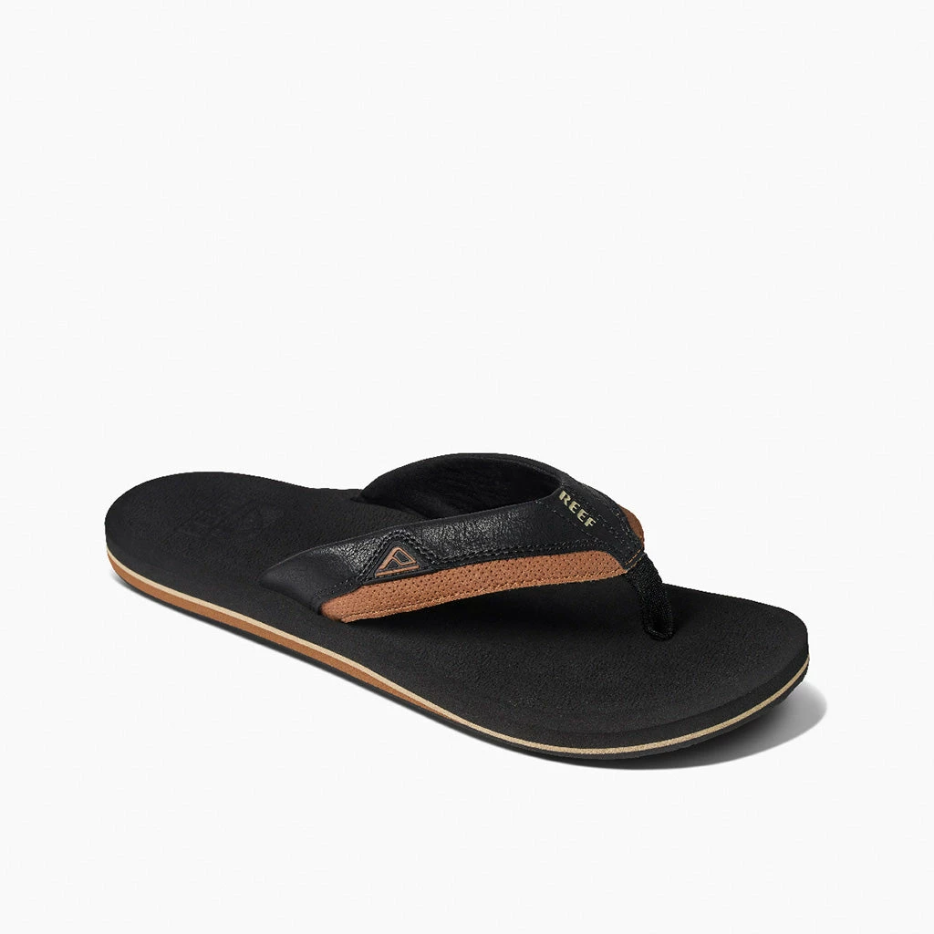 Reef Mens Cushion Dawn - Black/Tan 3 Reef Mens Cushion Dawn - Black/Tan