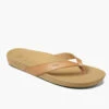 Reef Womens Cushion Court Sandals - Natural 2 Reef Womens Cushion Court Sandals - Natural -Volcom Sales reef 0032 RF0A3FDSNAT MAIN