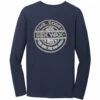 Mr. Zog's Sex Wax Mens Pinstripe L/S Tee - Navy -Volcom Sales sex wax longsleeve tee logo back