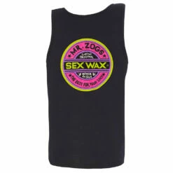 Mr. Zog's Sex Wax Mens Fluoro Tank Top - Black