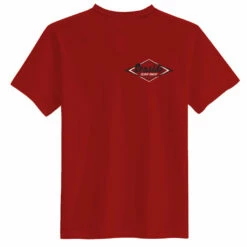 Seaside Surf Shop Mens Vintage Logo Tee - Red -Volcom Sales sss vintage logo red
