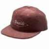Seaside Surf Shop Wide Cord Vintage Logo Hat - Dirty Rose -Volcom Sales sss vintage wide corduroy dustyrose