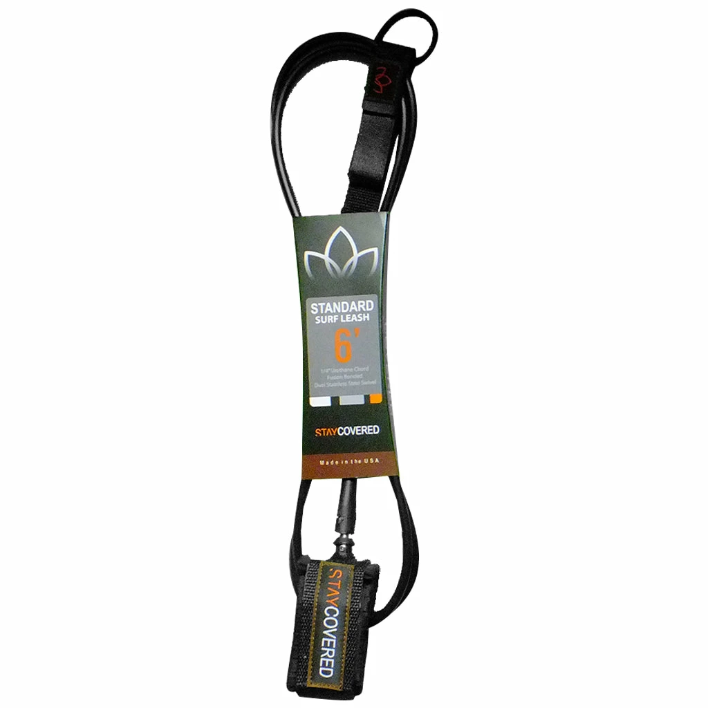 Stay Covered Standard Surf Leash - 6' X 1/4" 8 Stay Covered Standard Surf Leash - 6' X 1/4" - Image 6