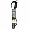 Stay Covered Standard Surf Leash - 7 'x 1/4" -Volcom Sales standard leash black 7