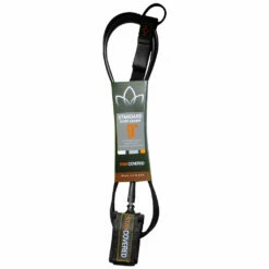 Stay Covered Standard Calf Surf Leash - 9' X 1/4" -Volcom Sales standard leash black 9 7035f0da 548b 47e8 b016 2c629050f1a9