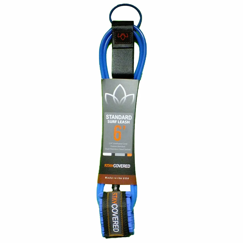 Stay Covered Standard Surf Leash - 6' X 1/4" 10 Stay Covered Standard Surf Leash - 6' X 1/4" - Image 8