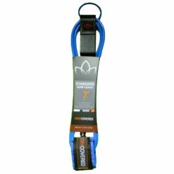 Stay Covered Standard Surf Leash - 7 'x 1/4" -Volcom Sales standard leash blue 7