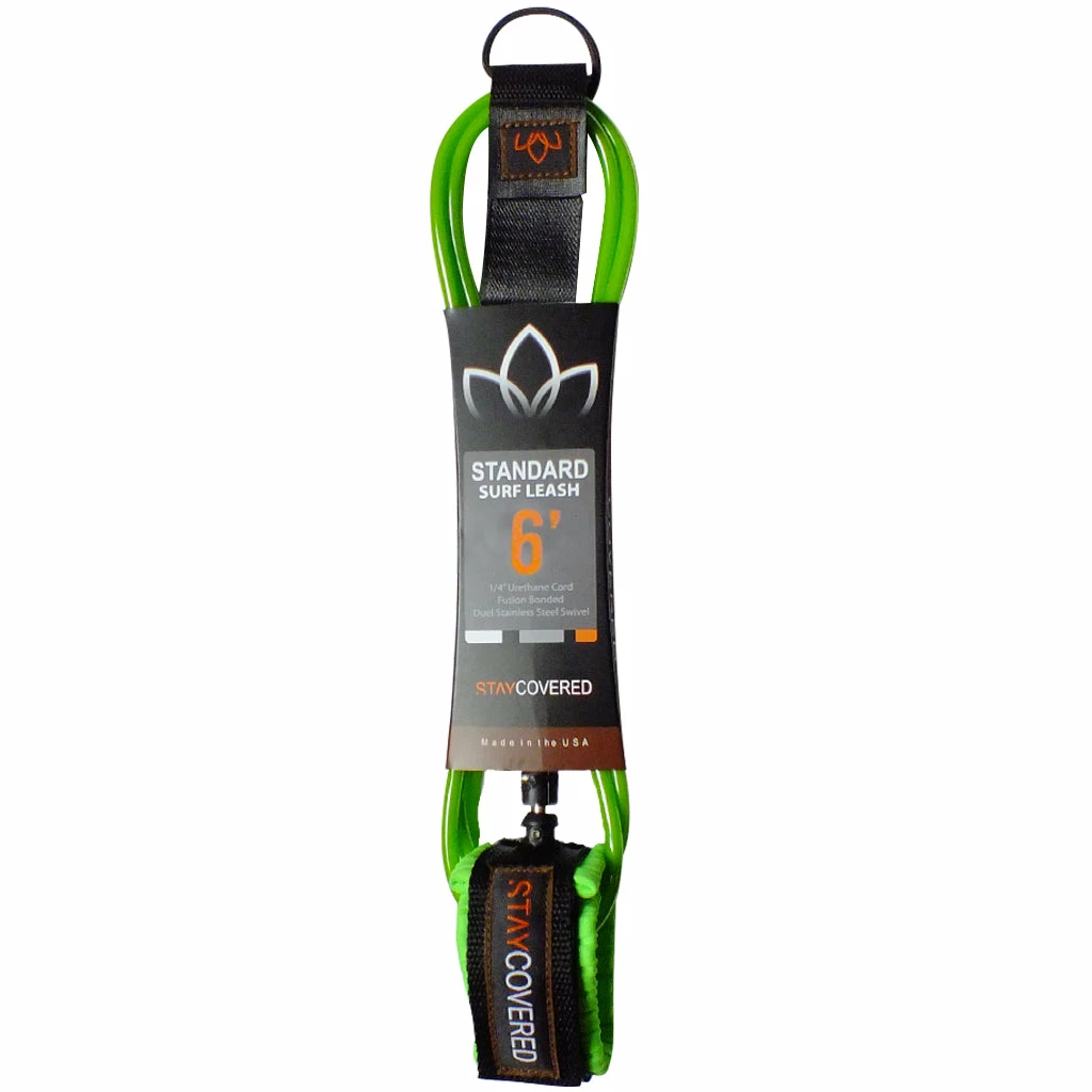 Stay Covered Standard Surf Leash - 6' X 1/4" 5 Stay Covered Standard Surf Leash - 6' X 1/4" - Image 3