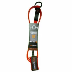 Stay Covered Standard Surf Leash - 10' X 1/4" 17 Stay Covered Standard Surf Leash - 10' X 1/4" -Volcom Sales standard leash red 10