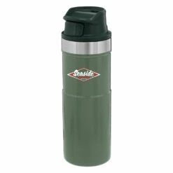 Seaside Surf X Stanley Classic Trigger Action Travel 16oz Mug - Hammertone Green