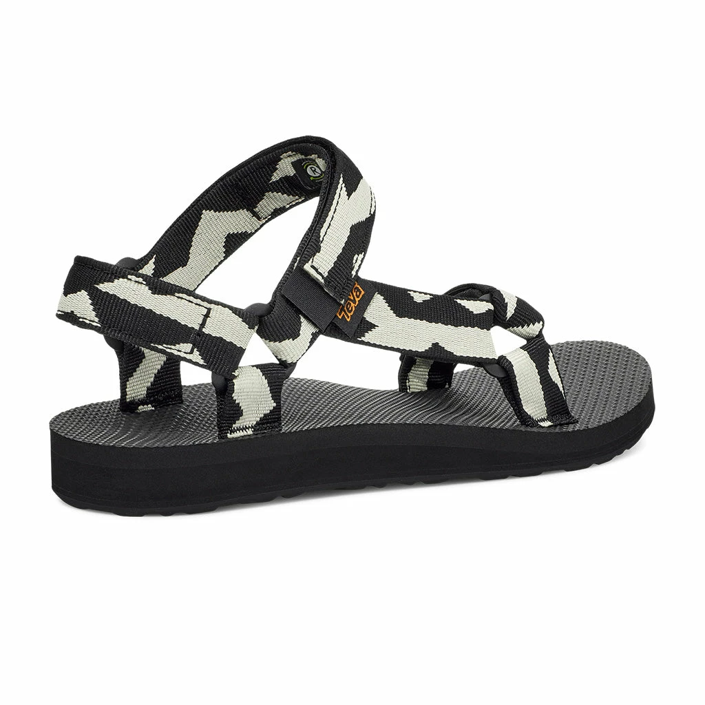 Women's Teva Original Universal Olowahu Sandals - Black On Black 6 Women's Teva Original Universal Olowahu Sandals - Black On Black - Image 4