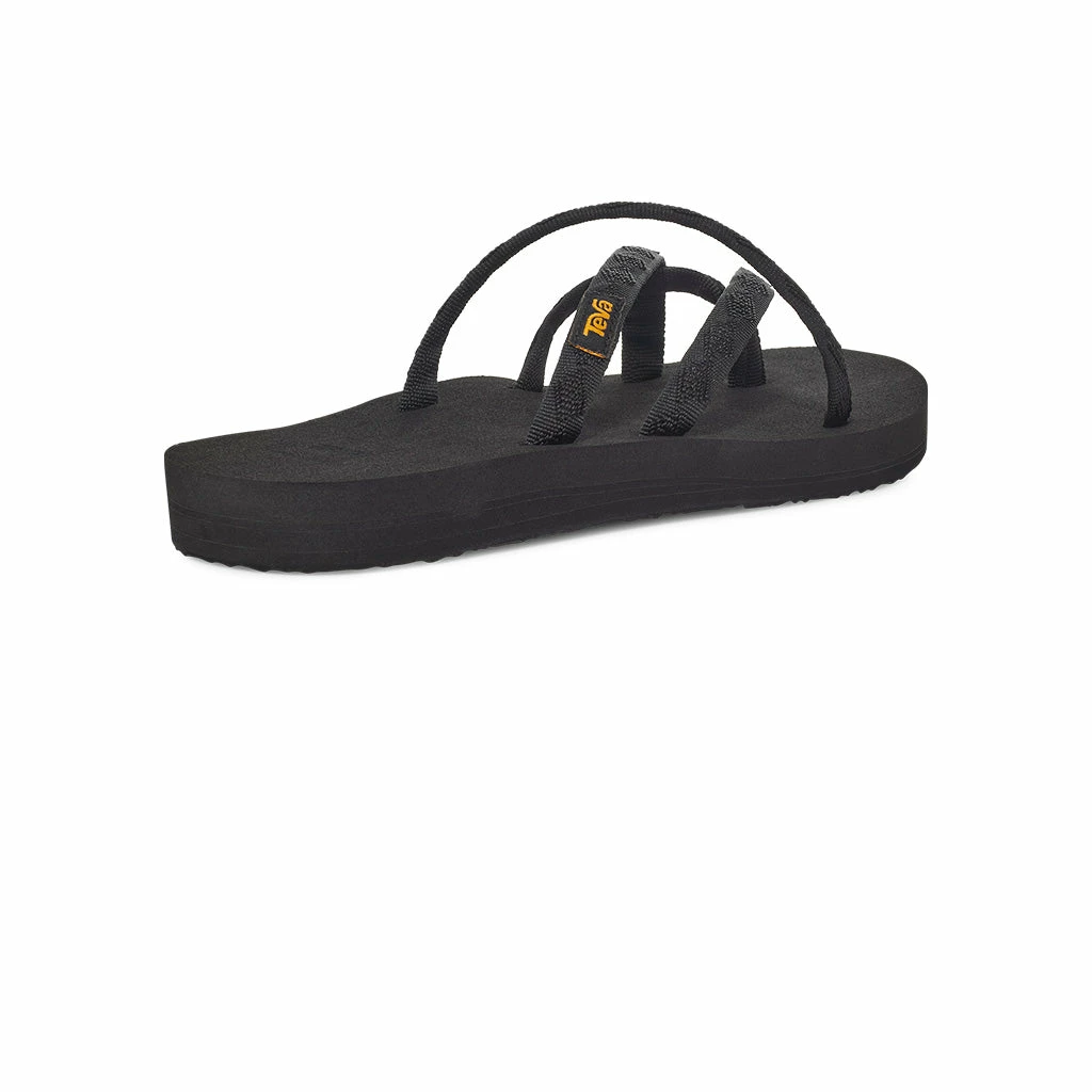 Women's Teva Olowahu Sandals - Black On Black 6 Women's Teva Olowahu Sandals - Black On Black - Image 4