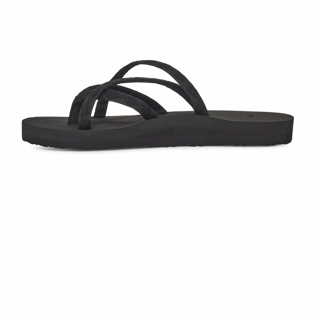 Women's Teva Olowahu Sandals - Black On Black 5 Women's Teva Olowahu Sandals - Black On Black - Image 3